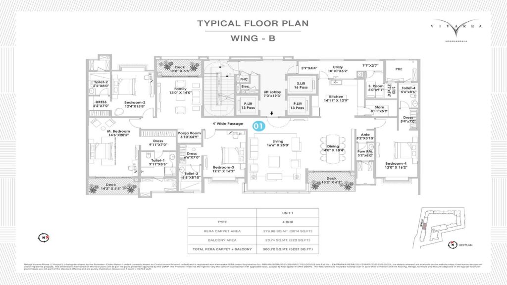 raheja-vivarea-4-bedroom-layout